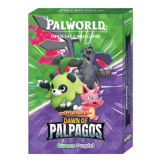 Palworld: Dawn of Palpagos Trial Deck: Green & Purple