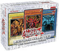 Yu-Gi-Oh! Trading Card Game Legendary Collection 25th Anniversary Edition box set, featuring artwork for The Winged Dragon of Destruction, Slifer the Sky Dragon, and Oblisk the Tormentor, with Konami branding.